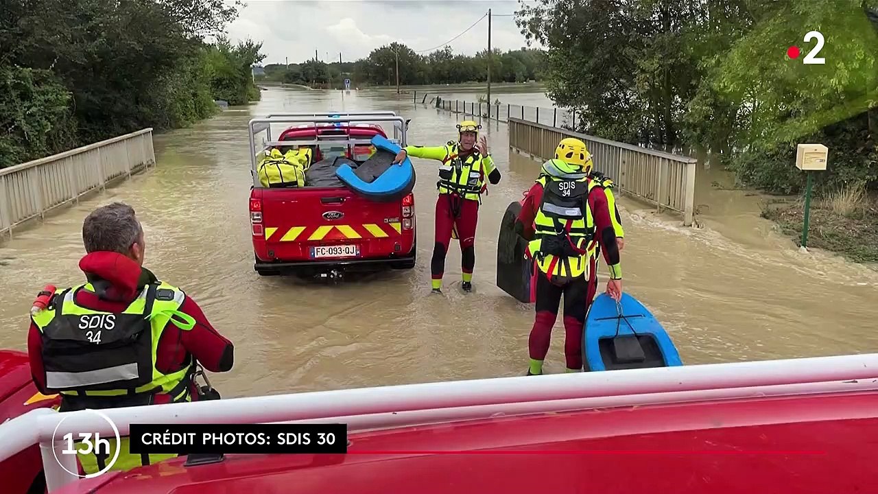 Inondations dans le Gard : les pompiers ont sau...