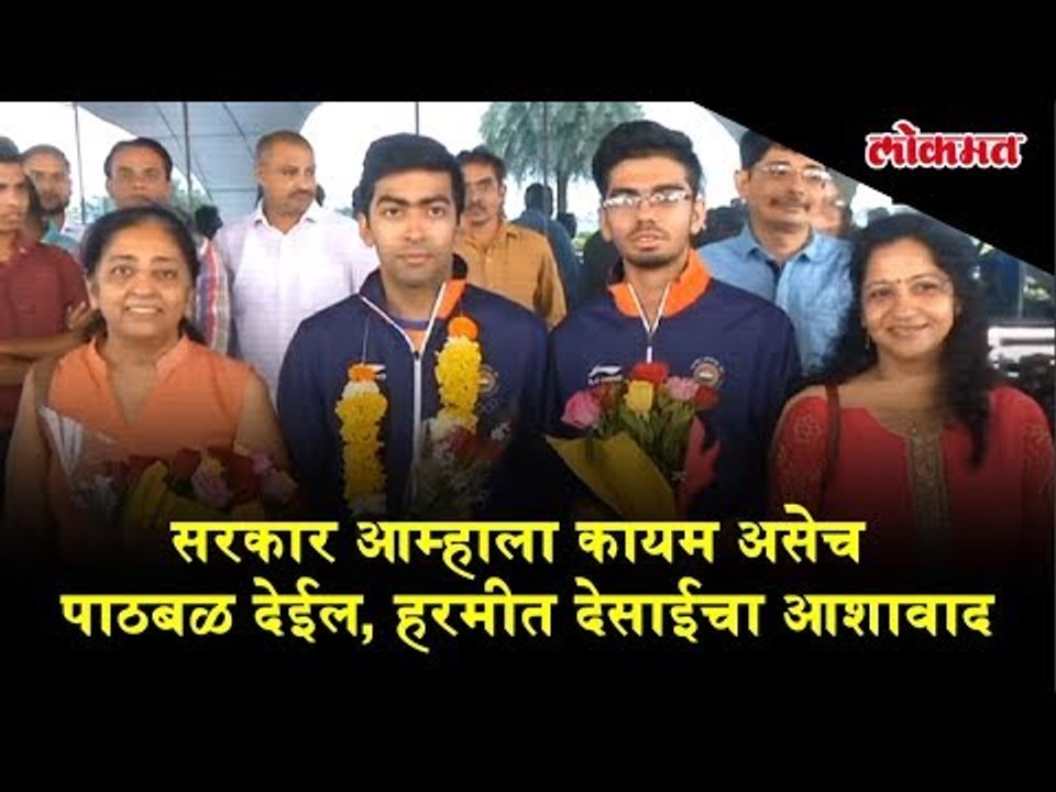 Bronze Medallist Harmeet Desai, wishes governme...