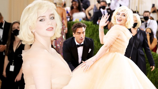 Billie Channels Her Marilyn Inspired Look At MET Galas 2021