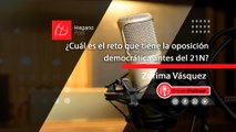 HispanoPostCast Zurima Vásquez,  ¿Cuál es el reto que tiene la oposición democrática antes del 21N?