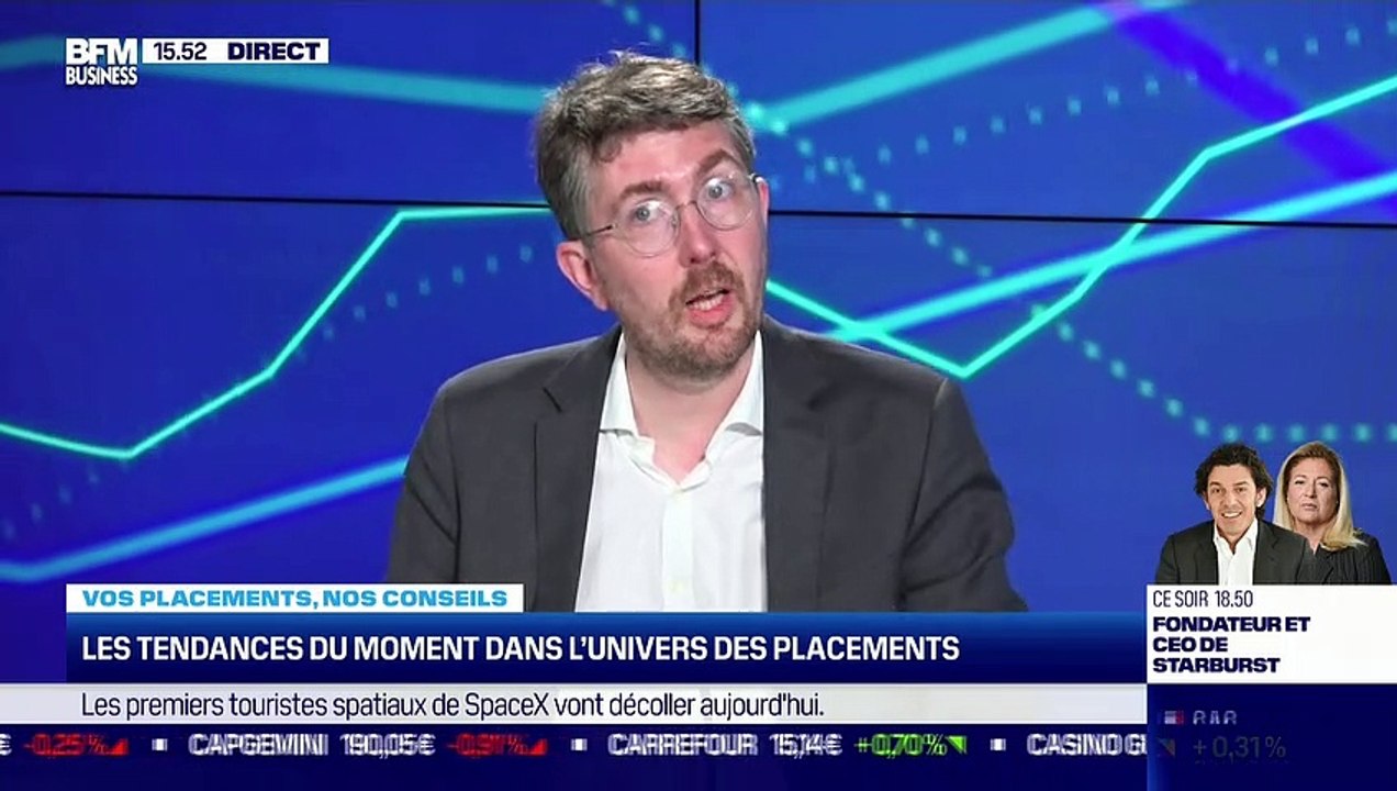 Damien Pelé (Challenges) : Les tendances du moment dans l'univers des placements - 15/09