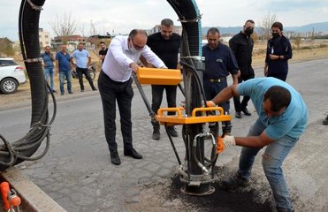 Türkiye'de bir ilk, Turgutlu yama makinesine kavuştu