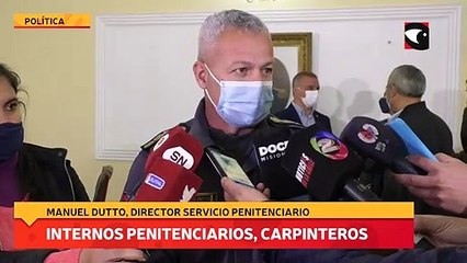 Internos penitenciarios, carpinteros