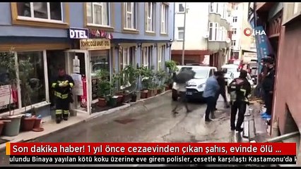 Son dakika haber! 1 yıl önce cezaevinden çıkan şahıs, evinde ölü bulundu