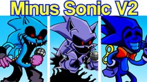 Friday Night Funkin'- VS Minus Sonic.EXE Version 2 FULL WEEK   Cutscenes [FNF Mod-HARD-Minus Mod]