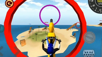 Motocross Beach Jumping Game - Android Gameplay