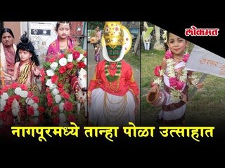 Tanha pola festival : नागपूरमध्ये तान्हा पोळा उत्साहात