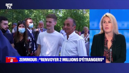 Story 2 : Éric Zemmour, il faut "renvoyer 2 millions d'étrangers" – 15/09