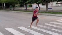 Barefoot Runners Test Car Speedometer