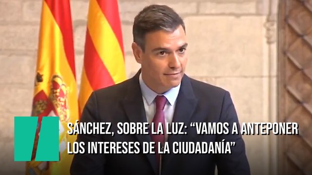 Pedro Sánchez: Vamos a anteponer los intereses de la ciudadanía ante cualquier presión