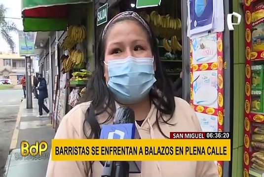 San Miguel: barristas de Sport Boys y Sporting Cristal se enfrentaron a balazos en plena calle