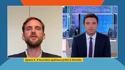 Les touristes de la mission Inspiration4 de SpaceX "se sont fixé des objectifs ambitieux", selon Arthur Sauzay, un expert des questions spatiales
