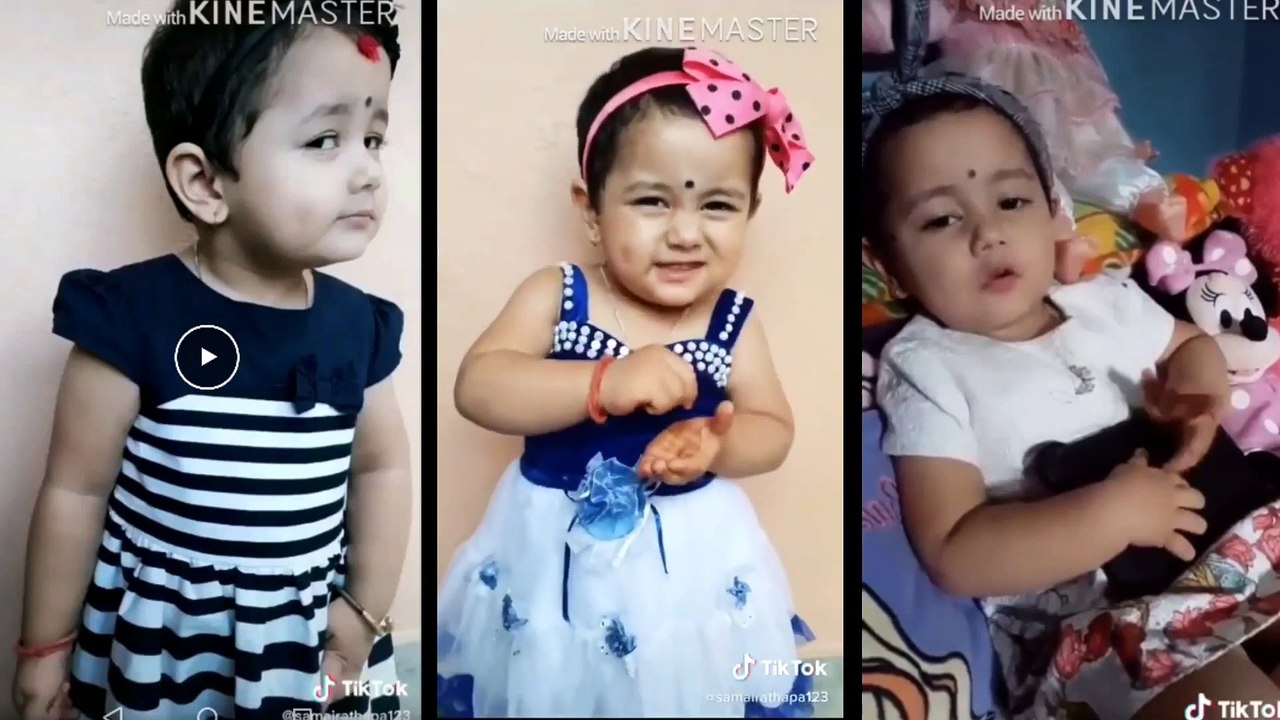 Samaira Thapa __ Cute tik Tok Viral Nepal girls _° 2 Years baby_Full-HD