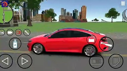 Honda Civic Car Driving Stunt