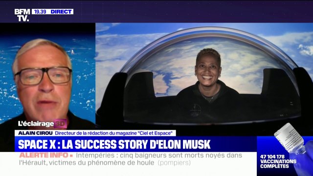 Vol touristique de SpaceX: pour Alain Cirou, on est dans une crise éthique pour le tourisme spatial