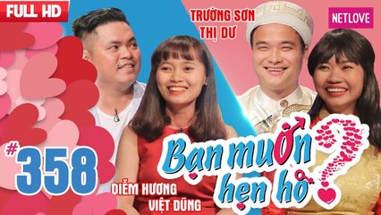 Bạn Muốn Hẹn Hò - Tập 358: Cô gái tóc tém đội tóc giả lên chương trình, chàng trai hói đội khăn đóng