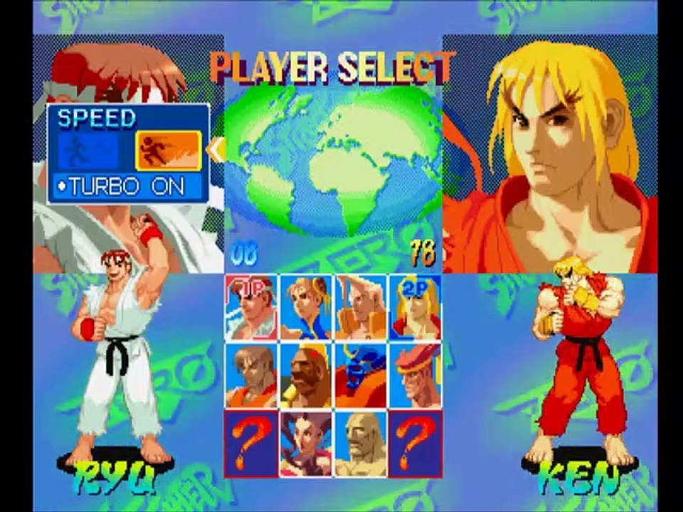Street Fighter Zero online multiplayer - psx