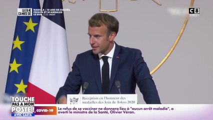 Le coup de pression d'Emmanuel Macron aux médaillés olympiques !