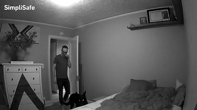 Loving Uncle Tucks Pup Into Bed
