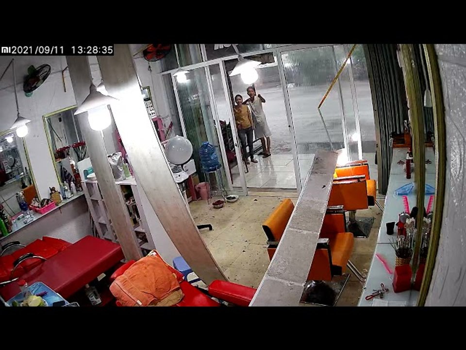 Rainstorm Brings Roof Section Down