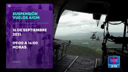 AICM suspende actividades durante cinco horas por el Desfile Militar