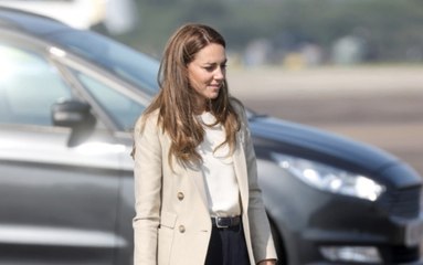 Kate Middleton Matched Her Bag and Blazer for Her First Public Appearance Since Summer