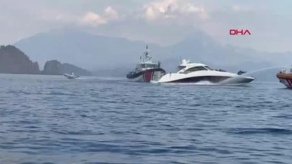 Son dakika haberleri | Yangın çıkan motor yattaki 4 kişi kurtarıldı