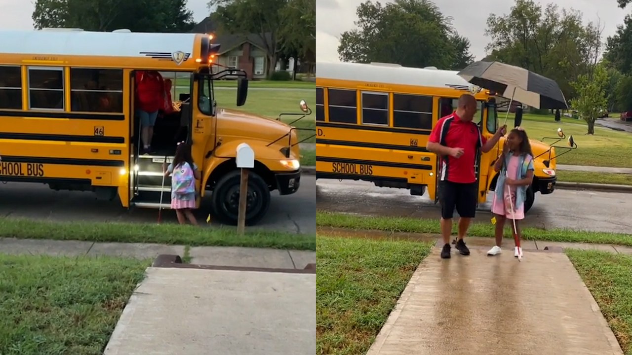 Visually Impaired Fourth Grader Befriends Her Bus Driver