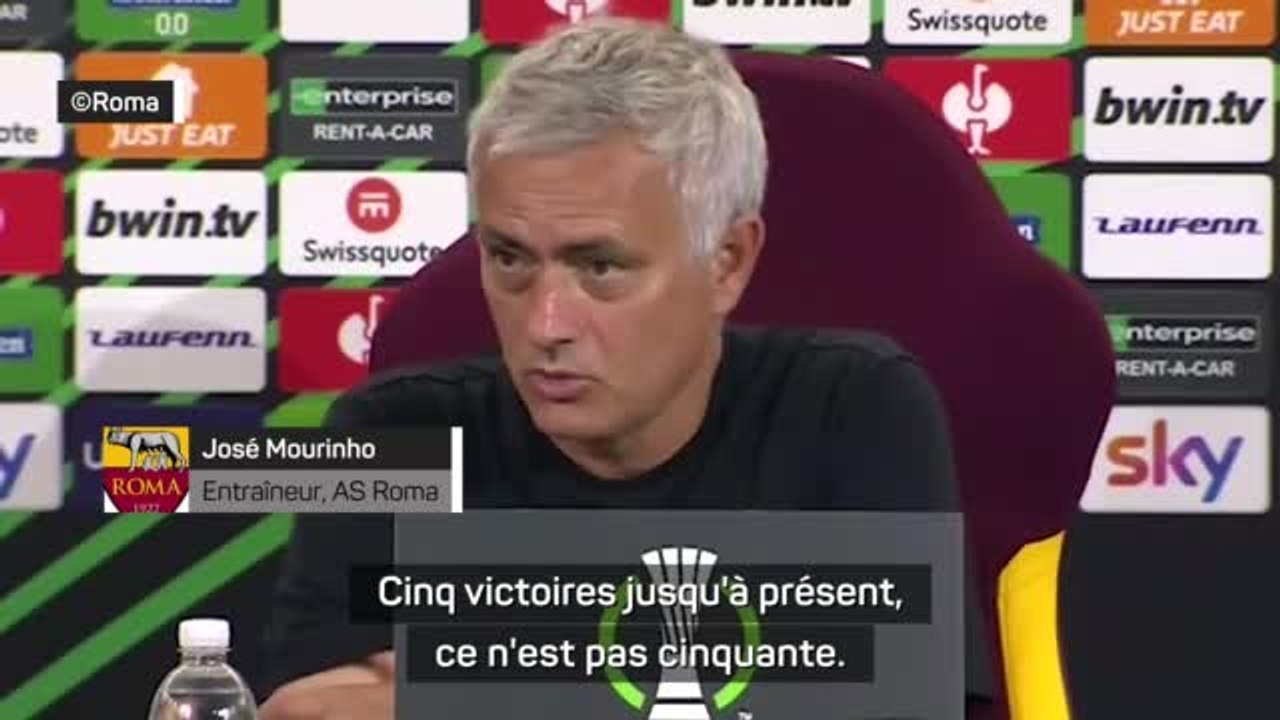 Roma - Mourinho agacé par un traducteur trop bavard