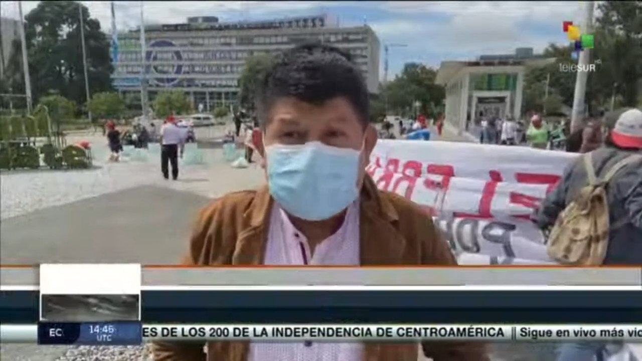 Guatemala: Autoridades indígenas realizan protestas en rechazo a la celebración del bicentenario de la independencia