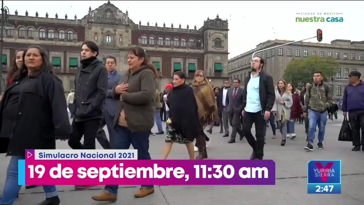 ¿A qué hora será el Mega Simulacro Nacional este 19 de septiembre?