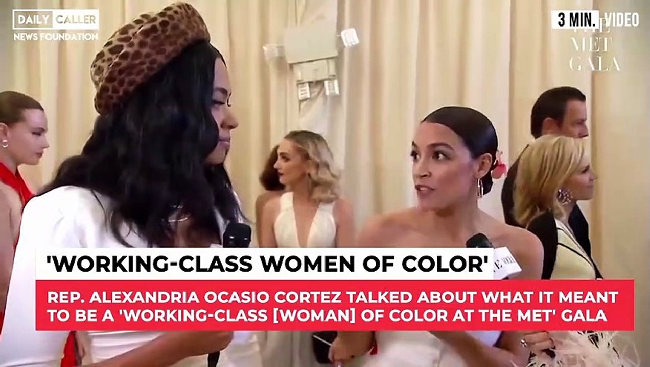 AOC Talks About Being A Working-Class Woman Of Color While Attending $30k Event.