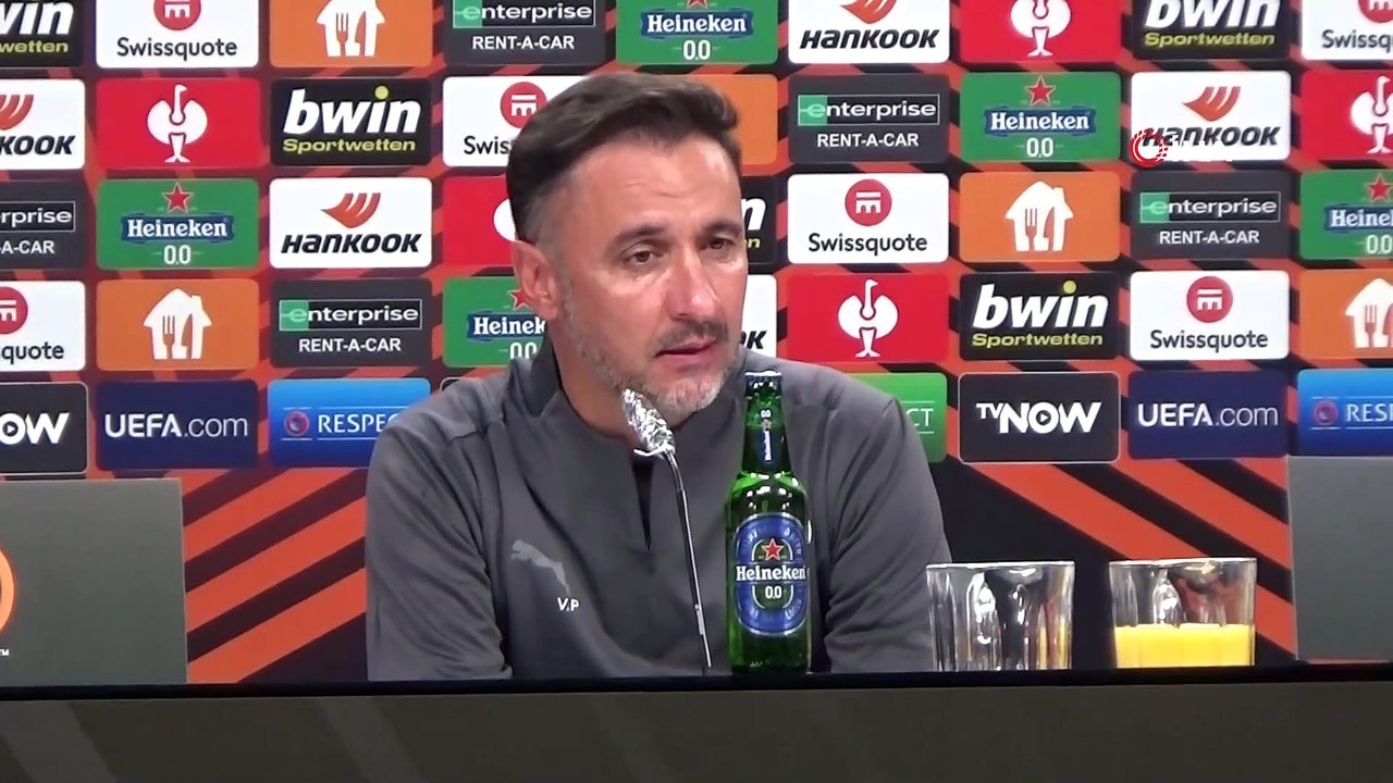 Vitor Pereira'dan Eintracht Frankfurt maçı önce...