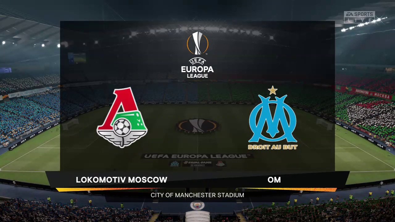 Lokomotiv Moscow vs Marseille || UEFA Europa League - 16th September 2021 || Fifa 21