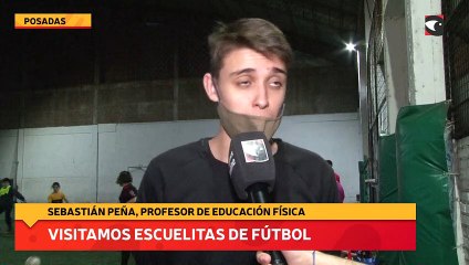 Visitamos escuelitas  de  fútbol