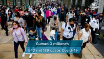 México reporta 897 decesos y 13 mil 217 contagios por Covid-19 en 24 horas