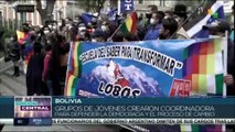 Jóvenes bolivianos crean Coordinadora en Defensa de la Democracia y el Proceso de Cambio