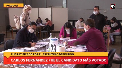 Carlos Fernández fue el candidato más votado