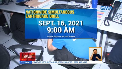 Nationwide simultaneous earthquake drill | UB