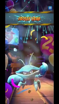 Frosty Crab Battle Run Gameplay On Temple Ruins - Crash Bandicoot: On The Run! (Season 5 Boss)