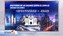 Colombia: Alentador informe de efectividad de vacunas contra el covid-19 aplicadas
