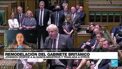 Informe desde Londres: Boris Johnson despidió algunos ministros y trasladó a otros