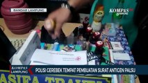 Polisi Gerebek Tempat Pembuatan Surat Antigen Palsu