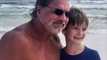 Wrestling superstar pulls child from a rip current
