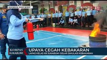 Lapas Kelas Iib Sukabumi Gelar Simulasi Kebakaran