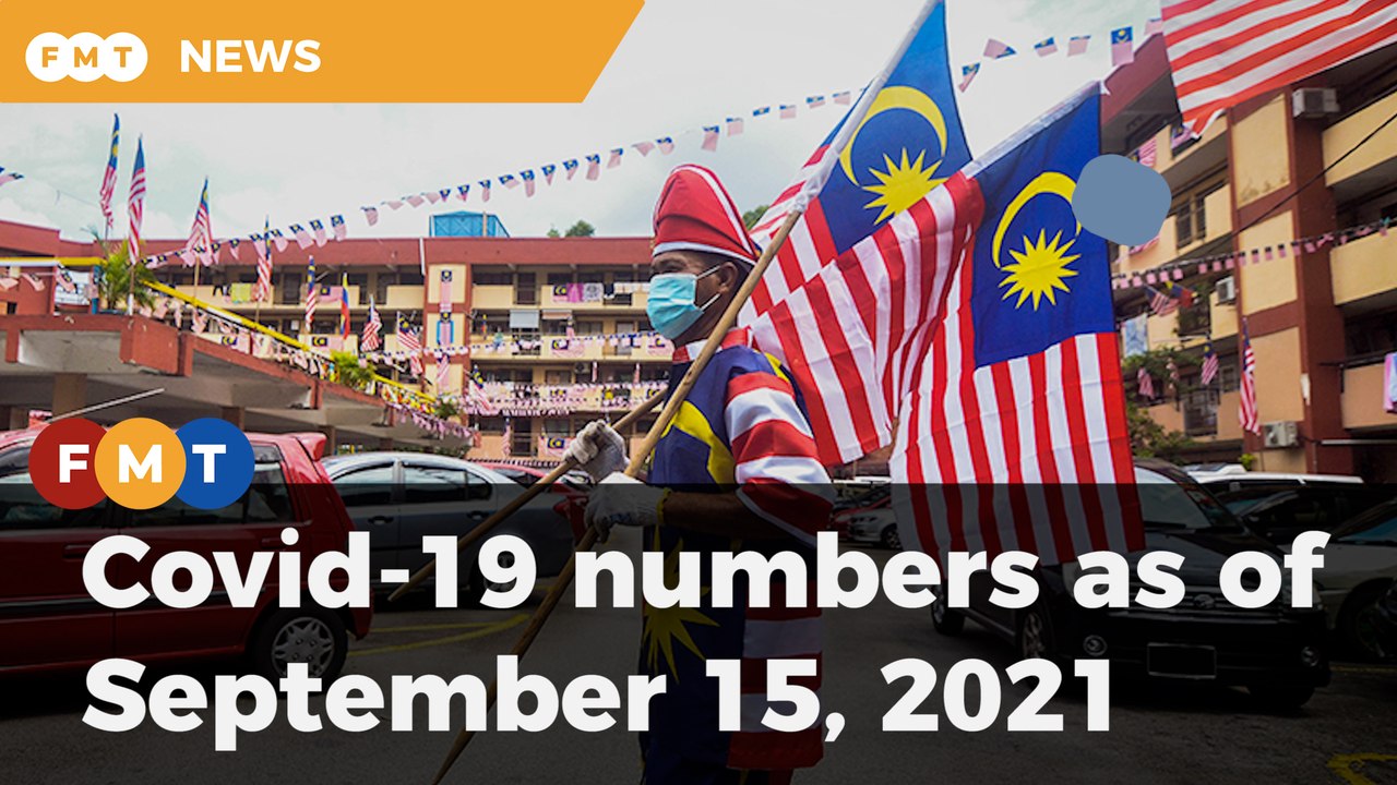 Covid-19 numbers as of September 15, 2021