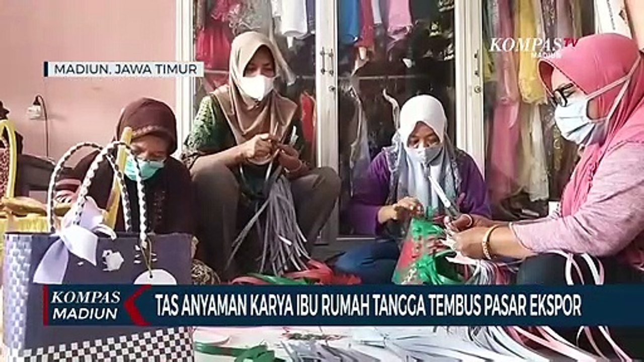 Tas Anyaman Tali Plastik Tembus Pasar Ekspor