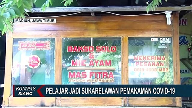 Salut, Pelajar di Kota Madiun Jadi Relawan Petugas Pemakaman Jenazah Pasien Covid-19