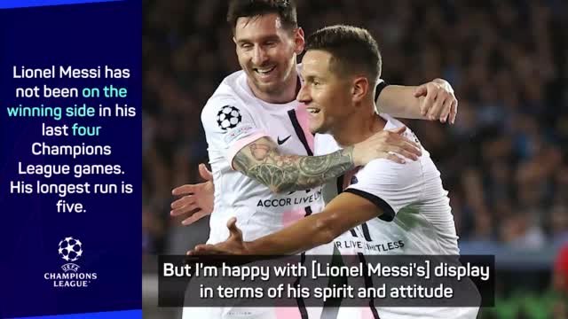 Pochettino defends star trio after they draw blank v Brugge