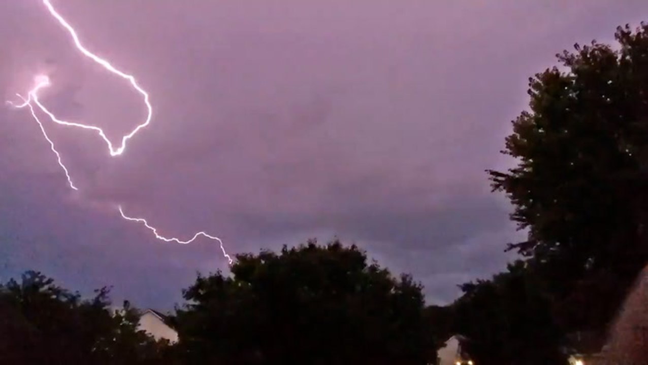 Severe thunderstorms sweep across the Northeast